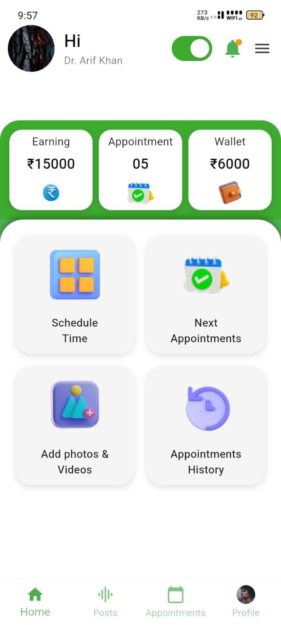 CareKaro Telemedicine Dashboard